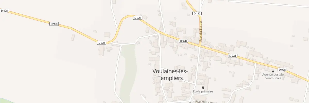 Plan du 12 Rue des Prunes à Voulaines-les-Templiers