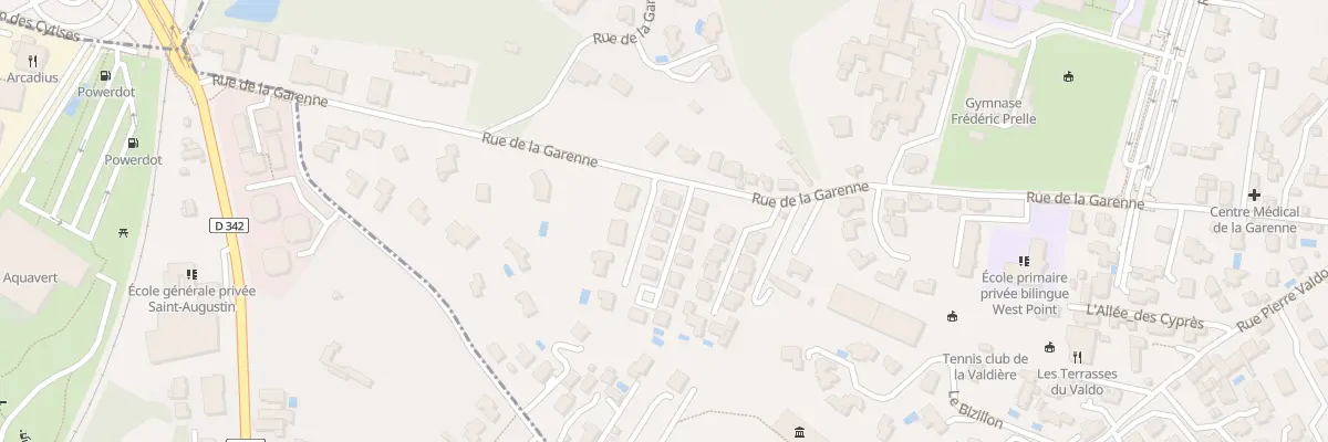 Plan du 39 Rue de la Garenne à Lyon 5e Arrondissement