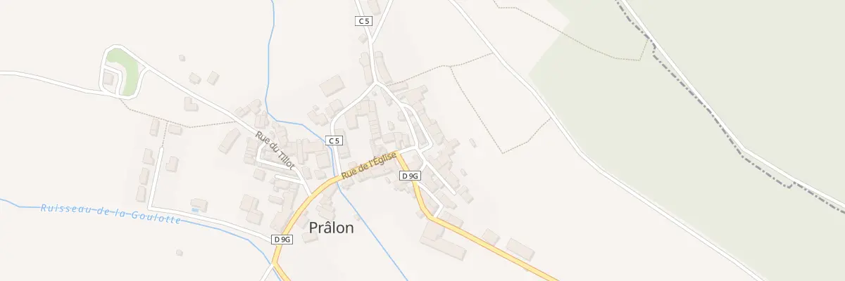 Plan du 2 Ptr des Vignes Hautes à Prâlon