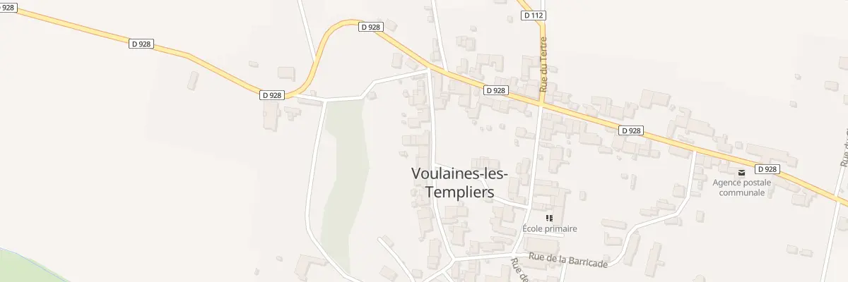 Plan du 14 Rue des Prunes à Voulaines-les-Templiers