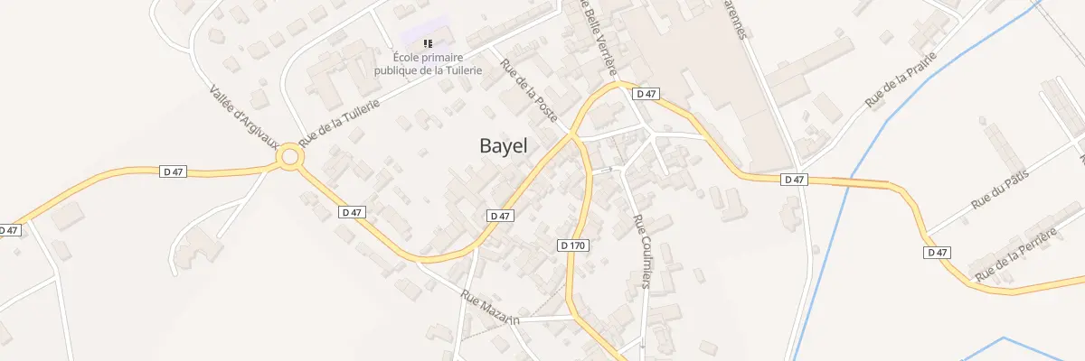 Plan du 13 Rue Division Leclerc à Bayel