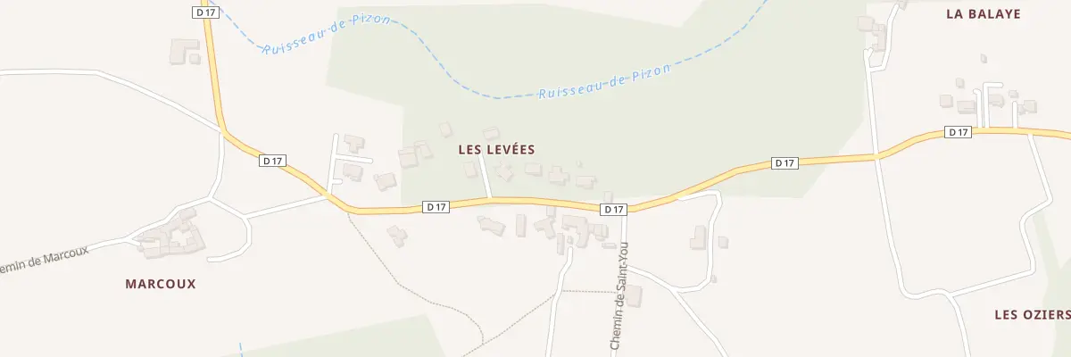 Plan du 975 Rte de St Joseph à Sécheras
