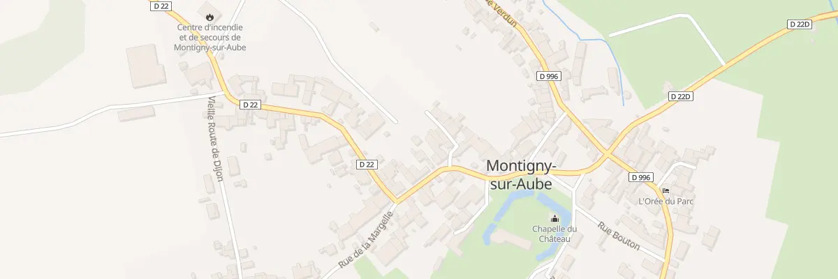 Plan du 9 Rue Henri Chambon à Montigny-sur-Aube