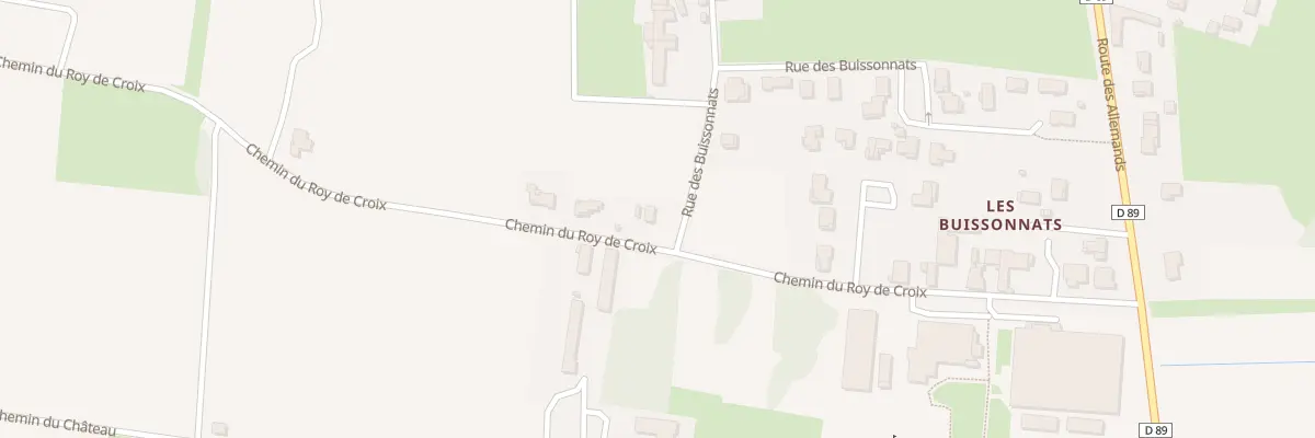 Plan du 33 Rue des Buissonnats à Chaintré