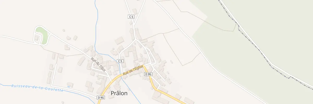 Plan du 7 Ptr des Vignes Hautes à Prâlon