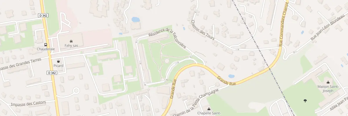 Plan du 8 Grande Rue à Francheville