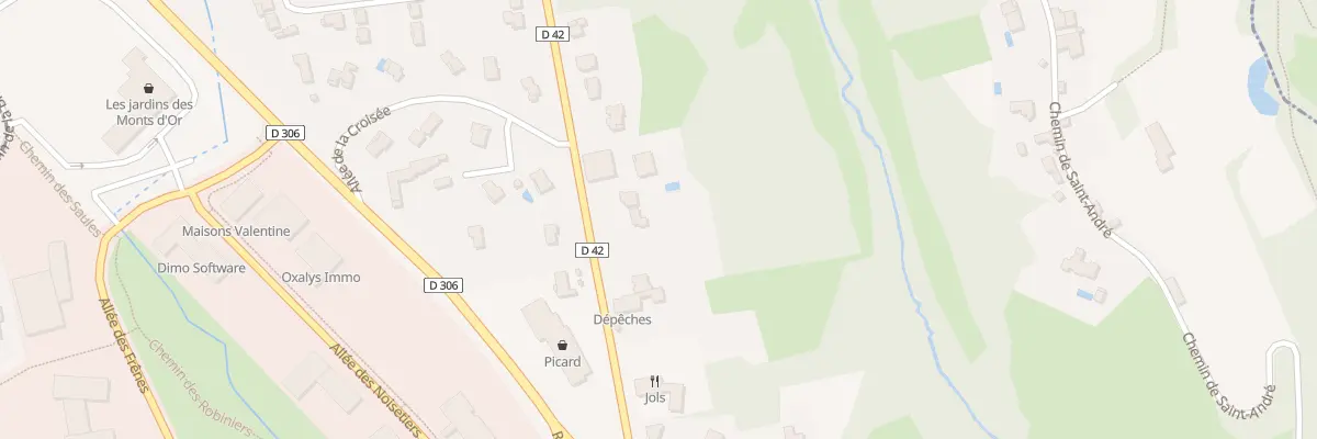 Plan du 242 Rte du Puy d’Or à Limonest