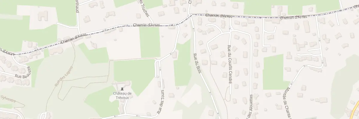 Plan du 32 Rue des Tours à Trévoux
