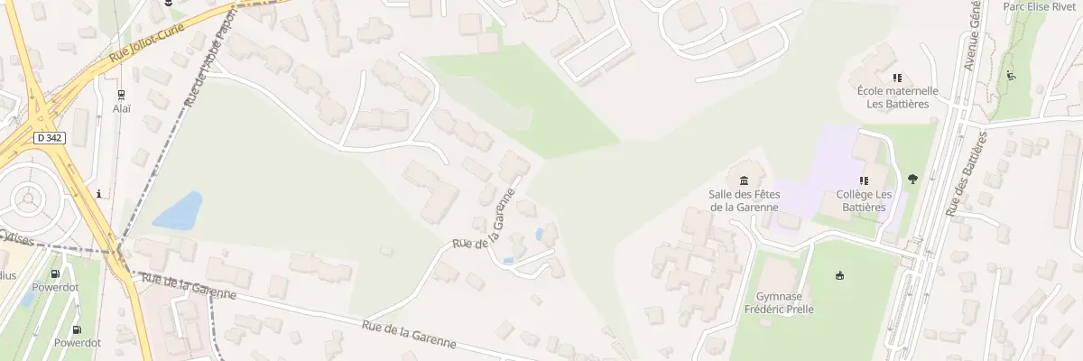 Plan du 70 Rue de la Garenne à Lyon 5e Arrondissement