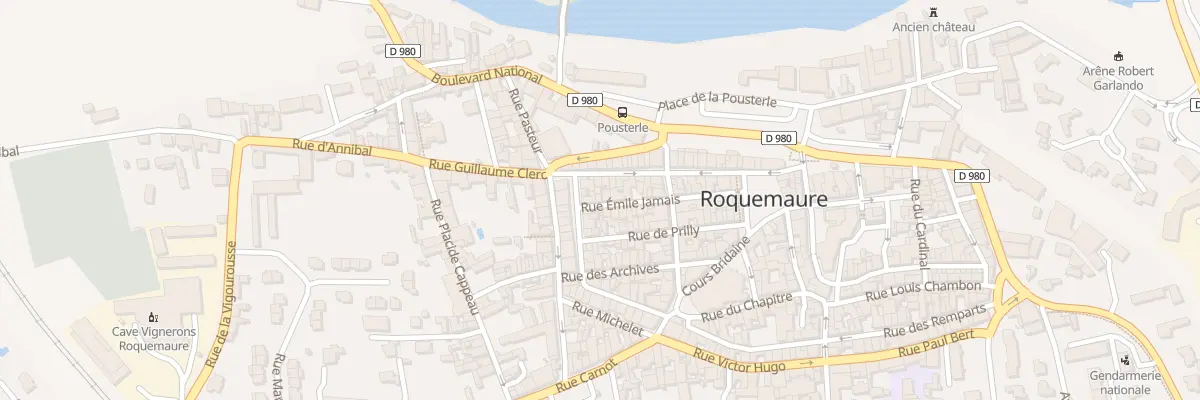 Plan du 9008 Rue Emile Jamais à Roquemaure