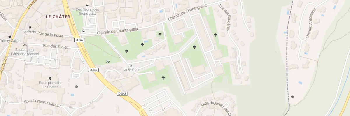 Plan du 9003 Che de Chantegrillet à Francheville