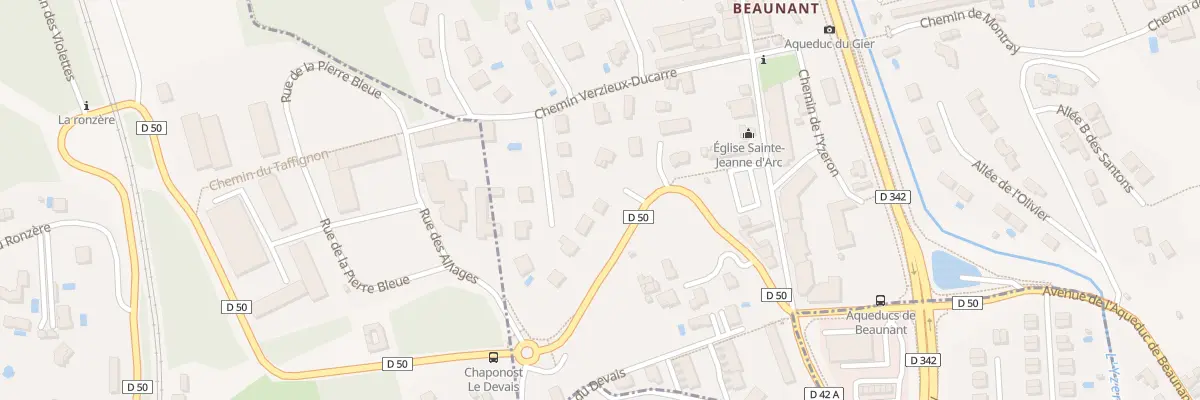 Plan du 16 Rte de Chaponost à Sainte-Foy-lès-Lyon