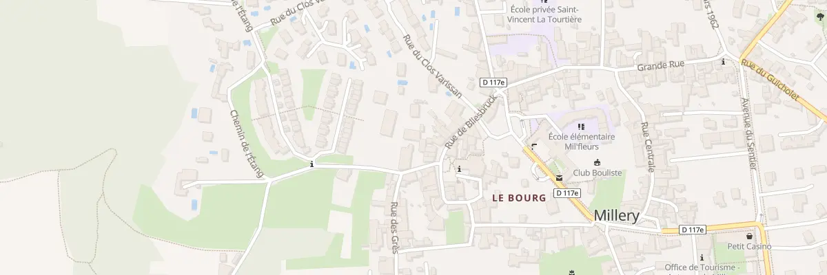 Plan du 1 Rue Ninon Vallin à Millery