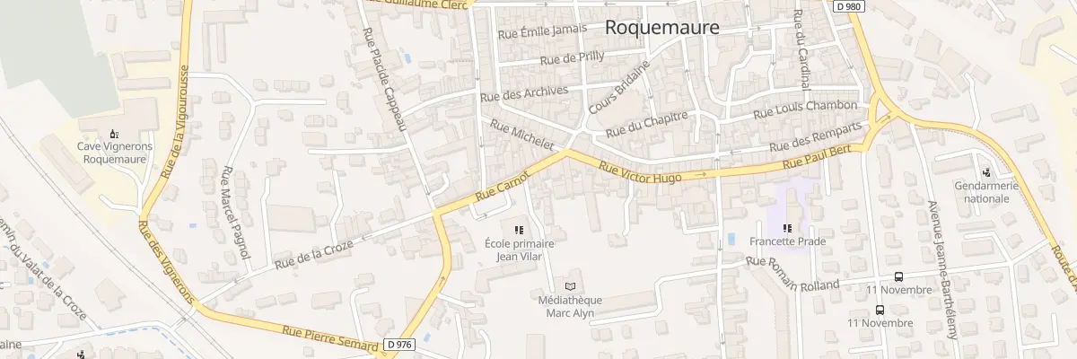 Plan du 15 Rue Carnot à Roquemaure