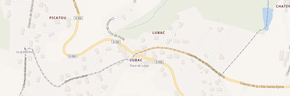 Plan du 5271 Lubac à Lemps