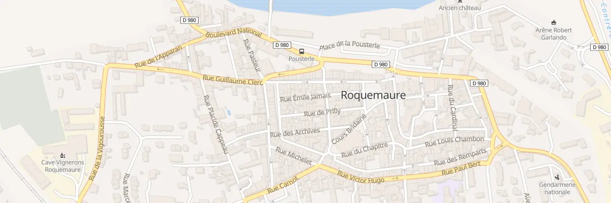 Plan du 9004 Rue Emile Jamais à Roquemaure