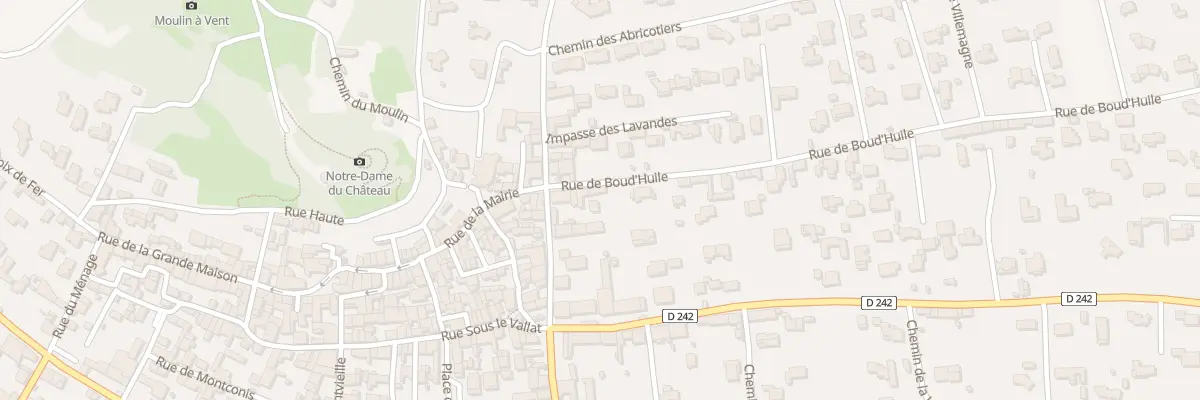 Plan du 8 Rue de Boud’Huile à Pujaut