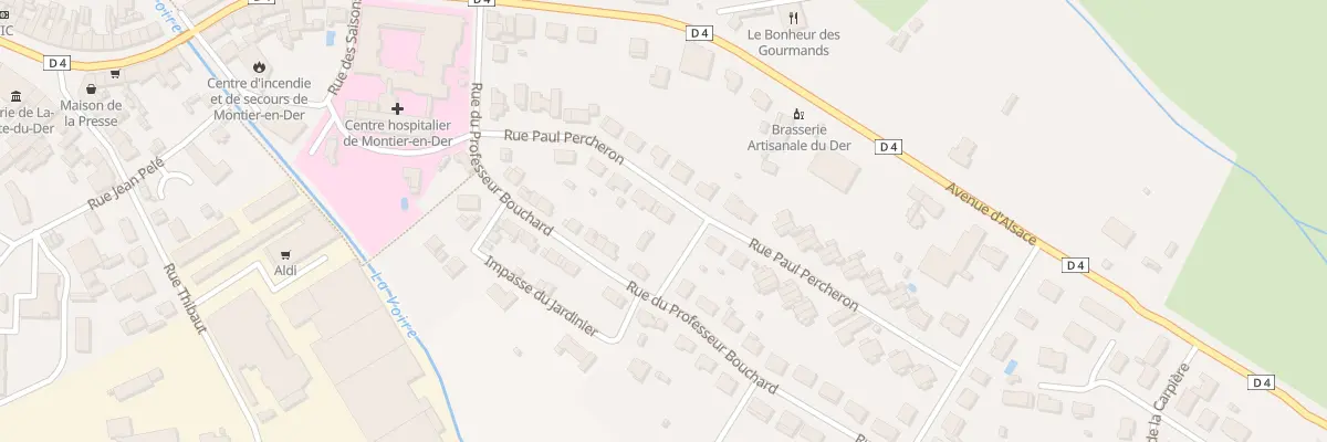 Plan du 10 Rue Paul Percheron à La Porte du Der