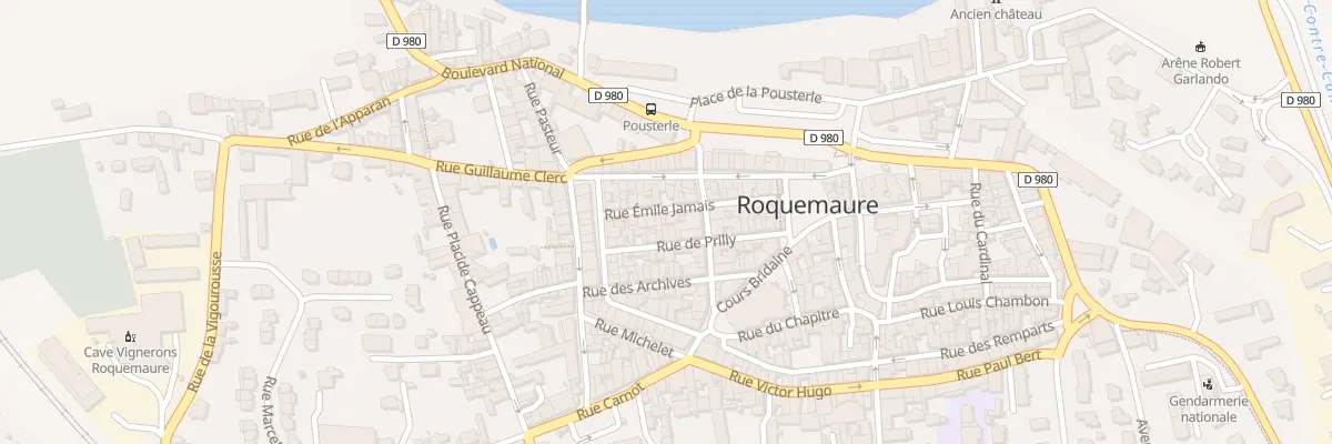 Plan du 15 Rue Emile Jamais à Roquemaure