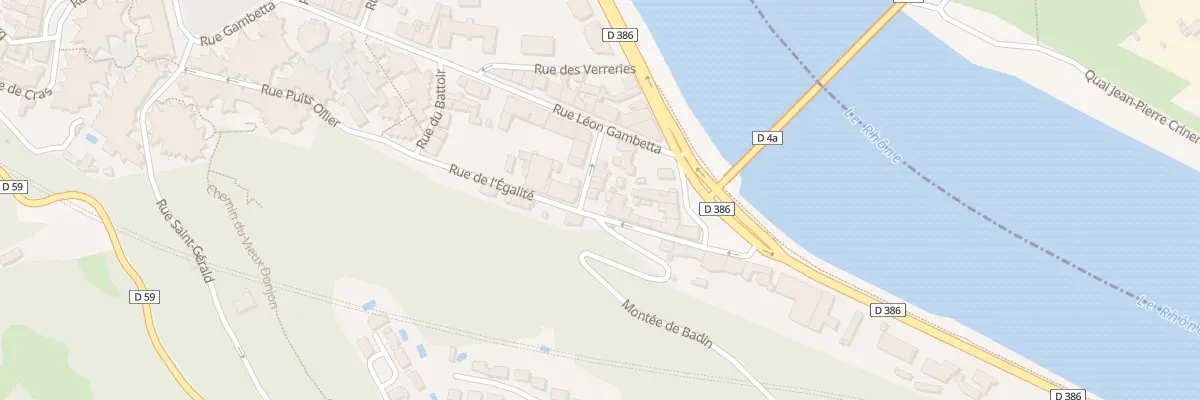 Plan du 11 Rue Jean François Bony à Givors