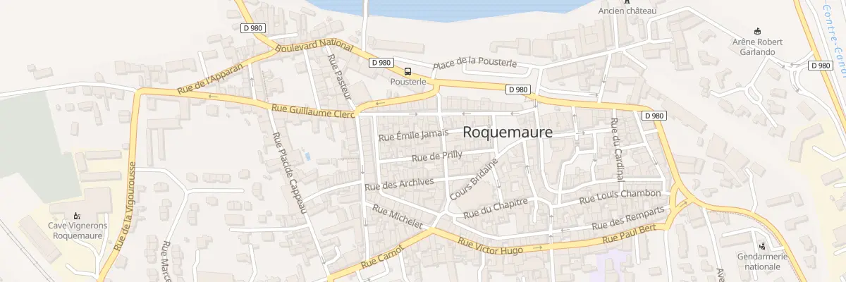 Plan du 13 Rue Emile Jamais à Roquemaure