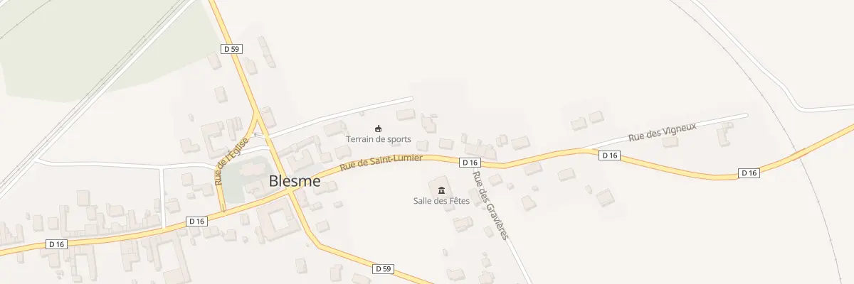 Plan du 9 Rue de Saint Lumier à Blesme