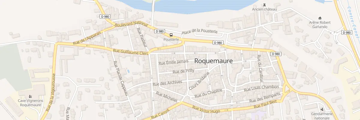Plan du 12 Rue Emile Jamais à Roquemaure