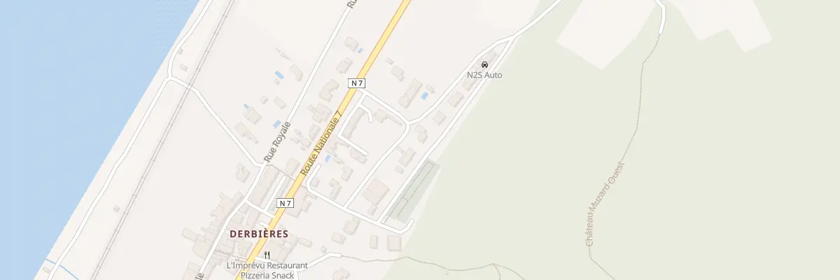 Plan du 9001 Derbieres à La Coucourde