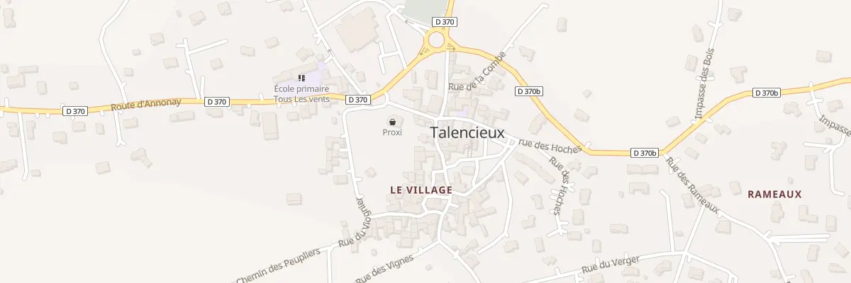 Plan du 80 Rue Centrale à Talencieux