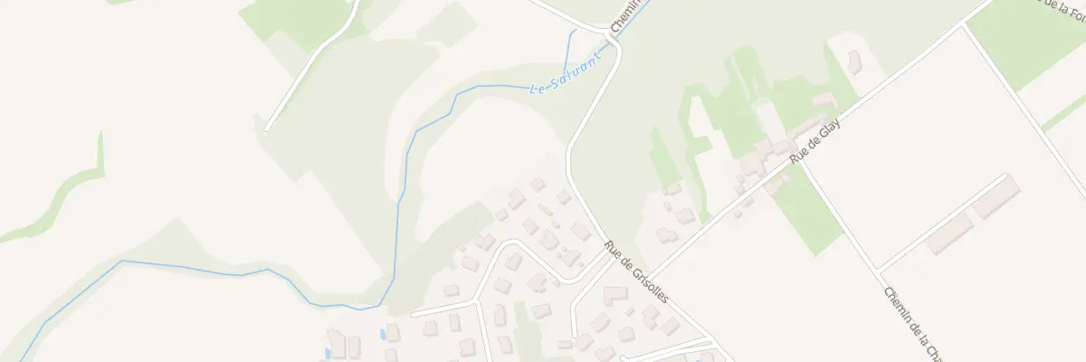 Plan du 1 Che de Grisolles à Saint-Clair-du-Rhône