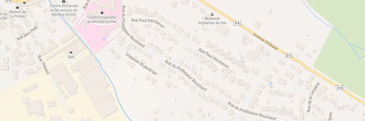 Plan du 27 Rue du Professeur Bouchard à La Porte du Der