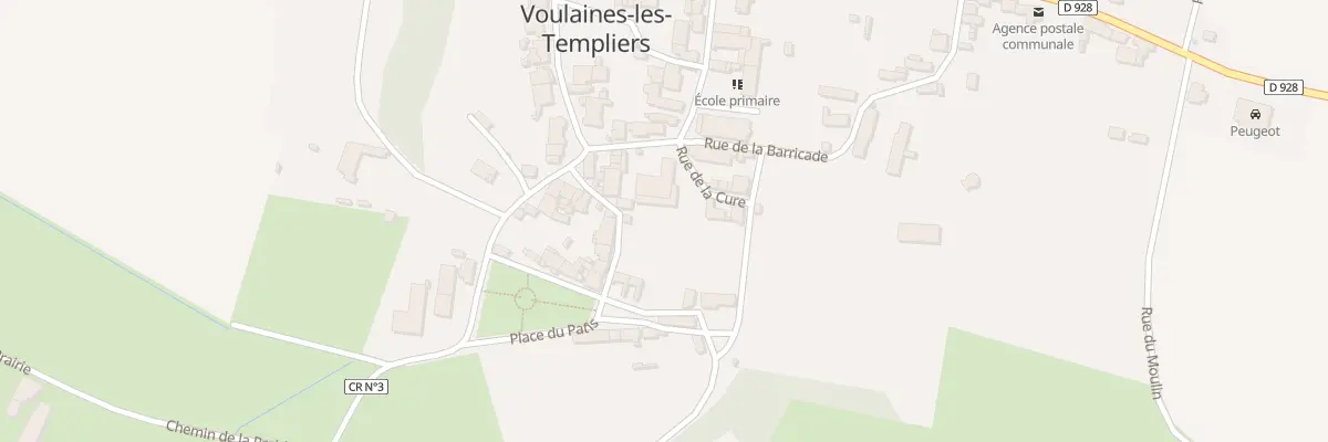 Plan du 11 Rue de l’Eglise à Voulaines-les-Templiers
