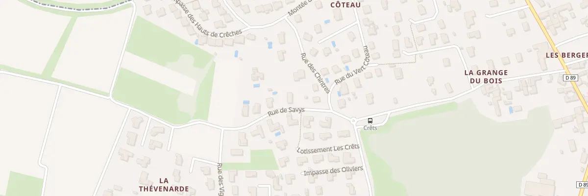 Plan du 5615 Rue de Savys à Crêches-sur-Saône