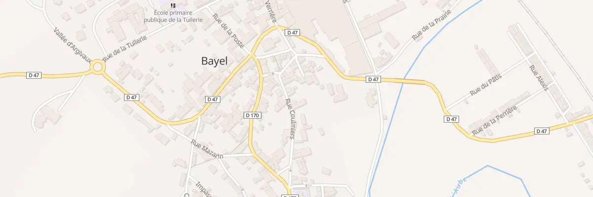 Plan du 9 Rue Coulmiers à Bayel