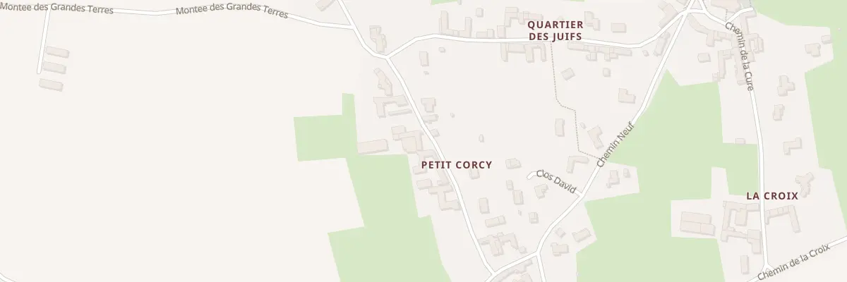Plan du 118 Che du Petit Corcy à Lurcy