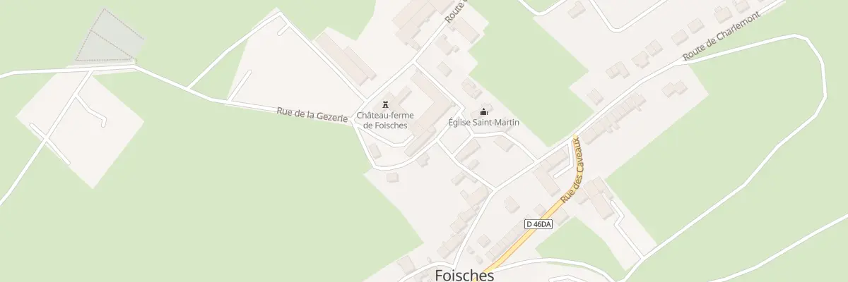 Plan du 2 Rue des Ecoles à Foisches