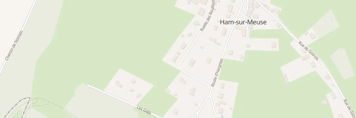 Plan du 98 Les Gays à Ham-sur-Meuse
