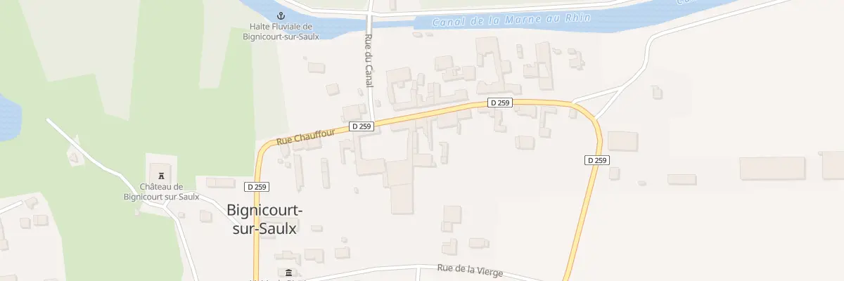 Plan du 14 Rue Chauffour à Bignicourt-sur-Saulx