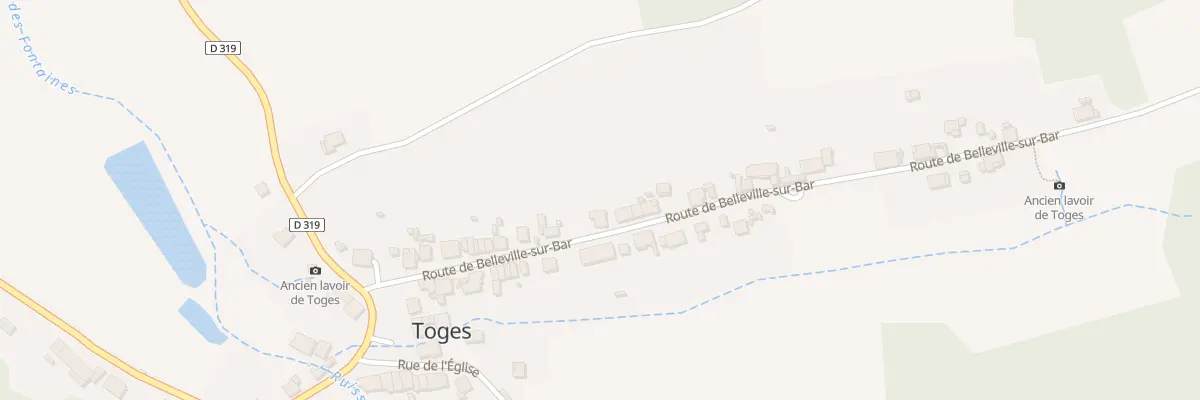Plan du 17B Rue de Belleville à Toges