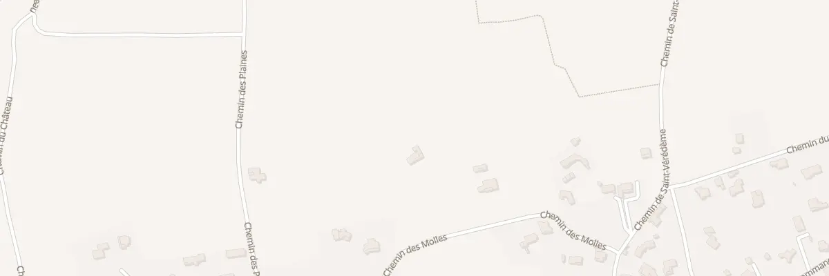 Plan du 5891 Che des Molles à Pujaut