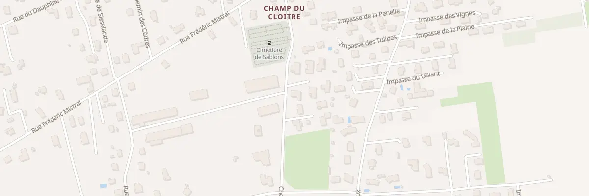 Plan du 11 Imp de la Maille à Sablons