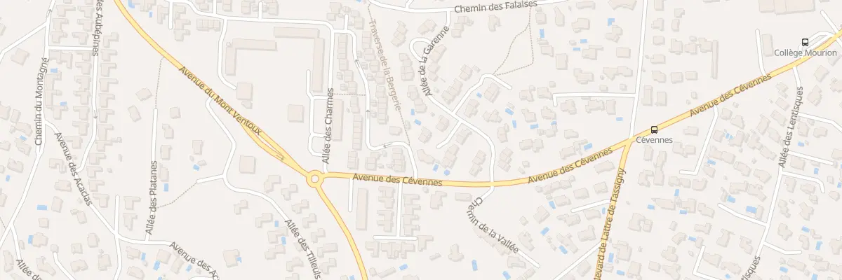 Plan du 8 Imp de la Santoline à Villeneuve-lès-Avignon