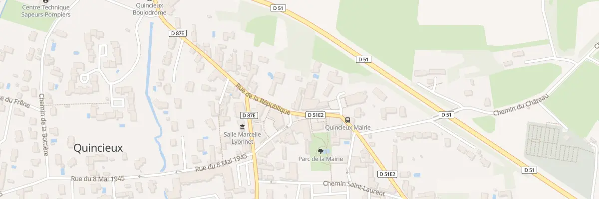 Plan du 29 Rue de la République à Quincieux