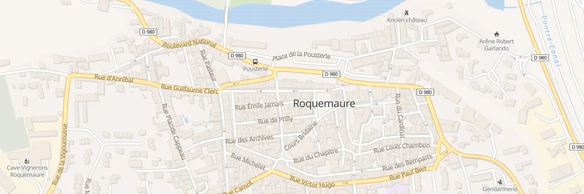 Plan du 4 Rue Emile Jamais à Roquemaure