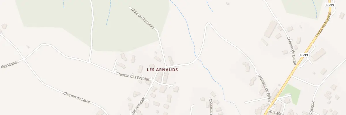 Plan du 20 All du Ruisseau à Plats