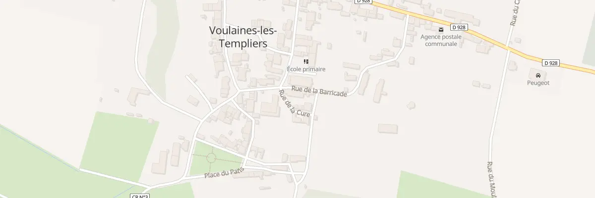 Plan du 1 Rue de la Cure à Voulaines-les-Templiers