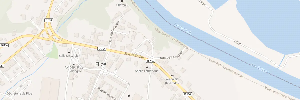 Plan du 12A Rue de la Glacière à Flize