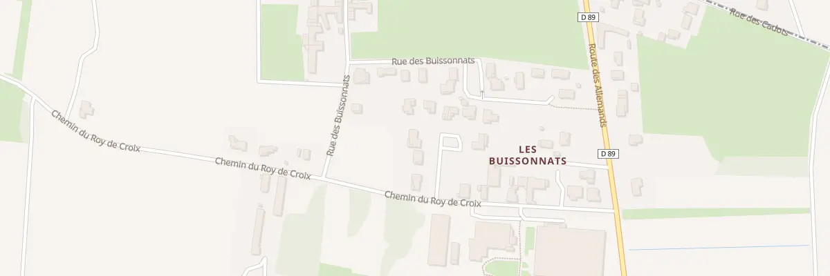 Plan du 1423C Che du Roy de Croix à Chaintré