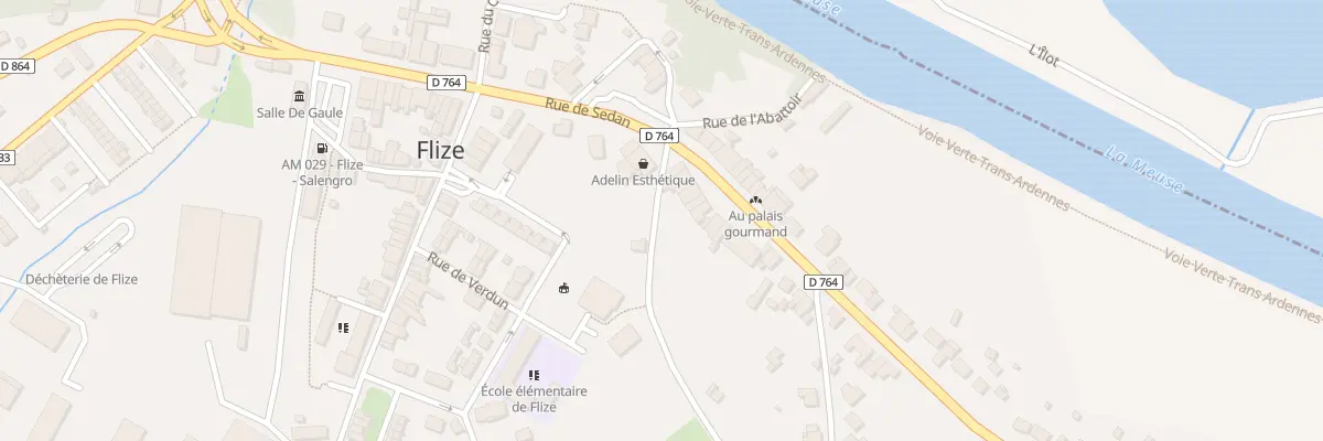Plan du 40 Rue de Sedan à Flize