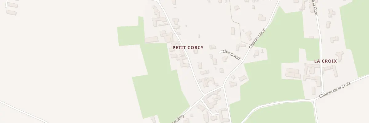 Plan du 178 Che du Petit Corcy à Lurcy